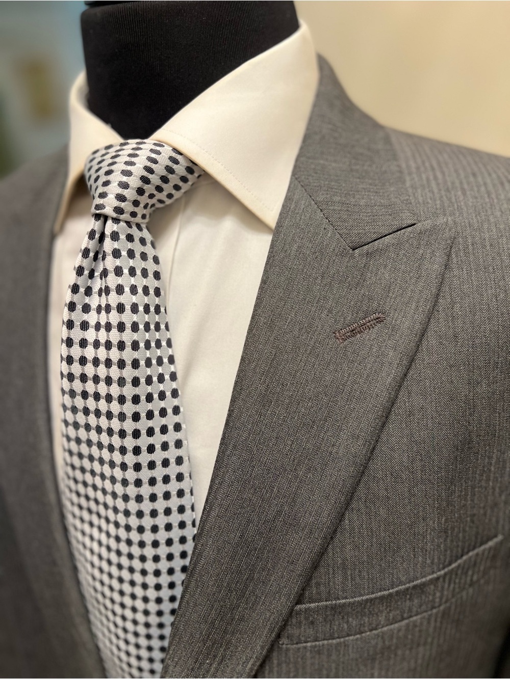 Joseph Abboud Sport Coat Blazer Jacket 2 Button Gray Men 40R